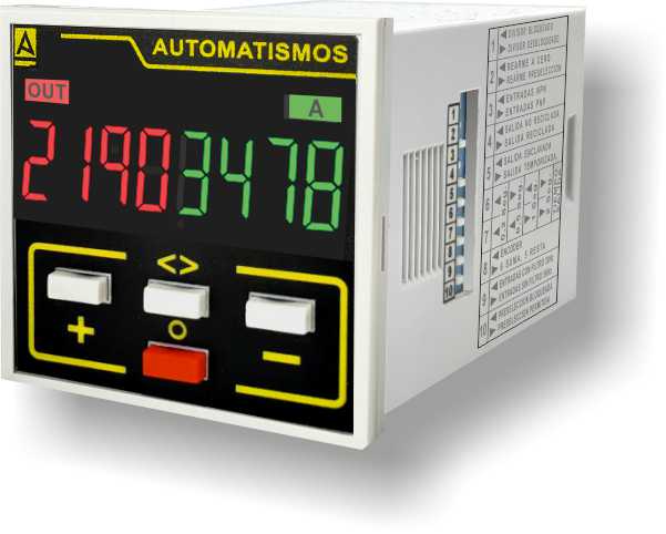 SCEU015 ONE PRE-SELECTION COUNTER WITH PROGRAMMABLE DIVIDER ...